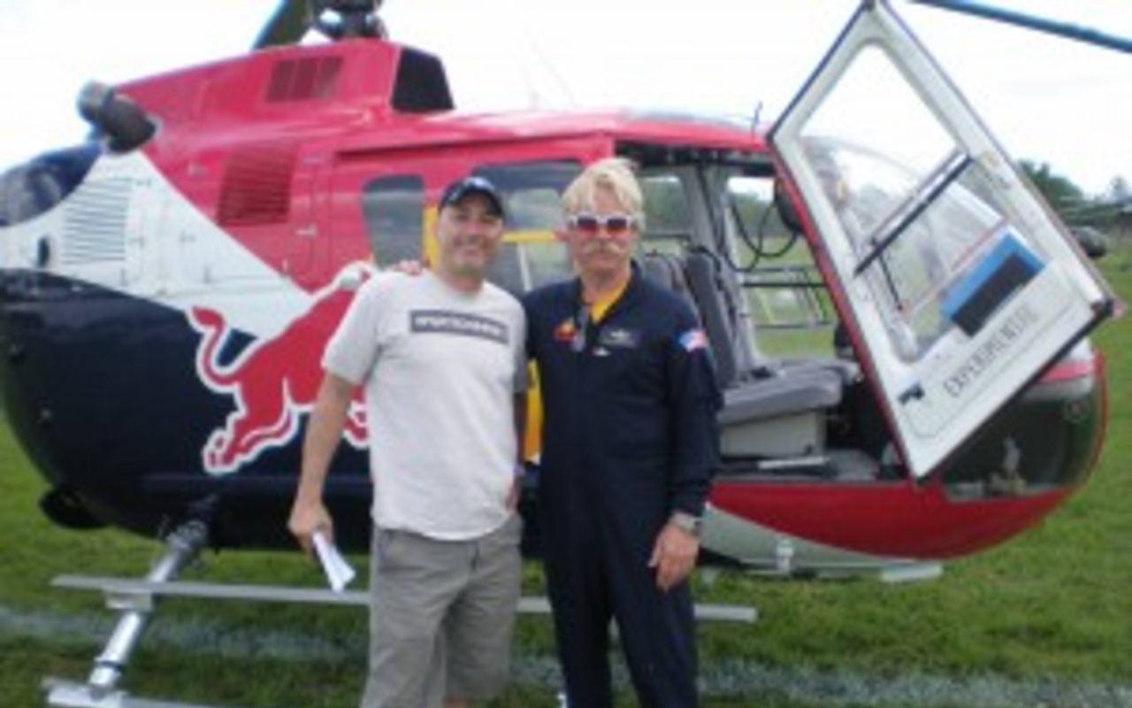 My morning spent upside down with Chuck Aaron and the Red Bull Bölkow aerobatic helicopter at Lakeland's Sun n' Fun air show