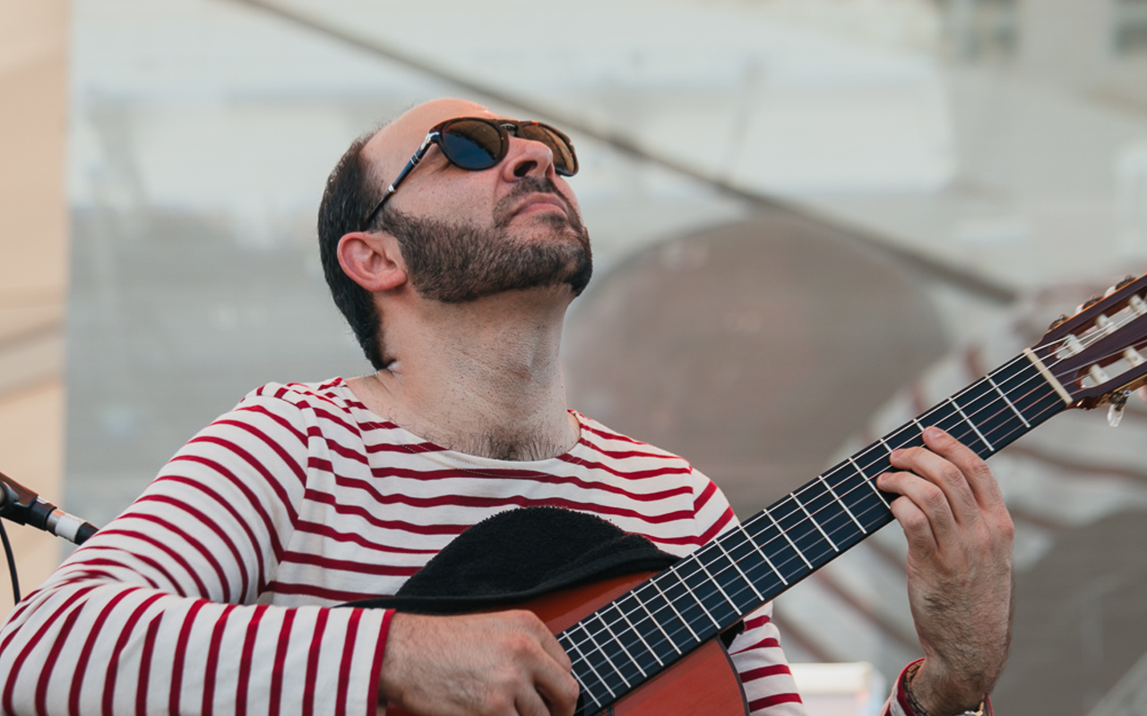 Nate Najar, who plays Hough Hall inside Palladium Theatre in St. Petersburg, Florida on Dec. 7, 2023.