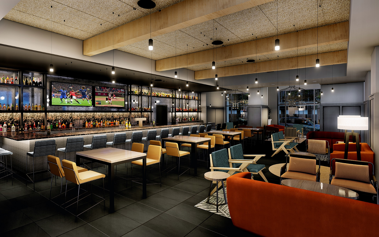 A rendering of Tampa's Taste, which is shooting for a debut in late February at Embassy Suites.