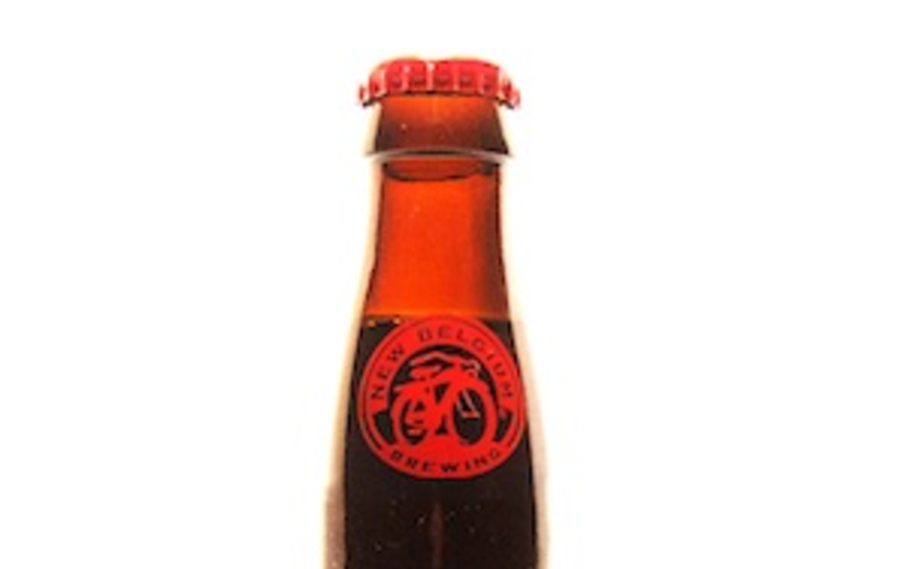 OLE FAITHFUL: New Belgium’s Lips of Faith series features a Pluot (plum and beach) ale.
