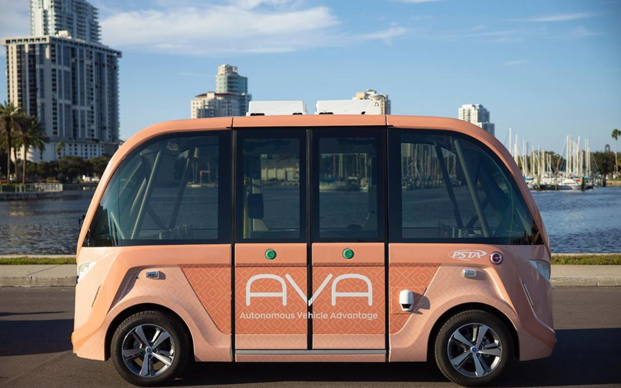 New free, autonomous shuttle hits the road in St. Pete