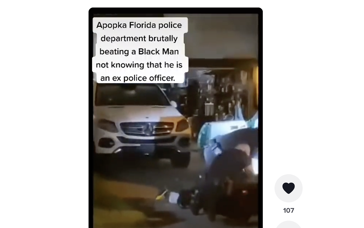 Florida cop who took part in Capitol riots shown in viral TikTok violently arresting Black man