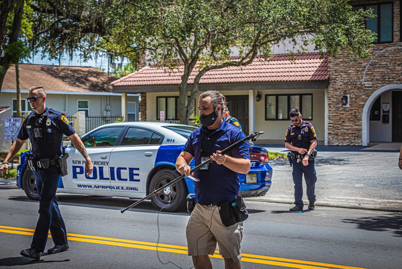 New Port Richey police issue BLM protesters noise violations, while city remains quiet on presence of hate group