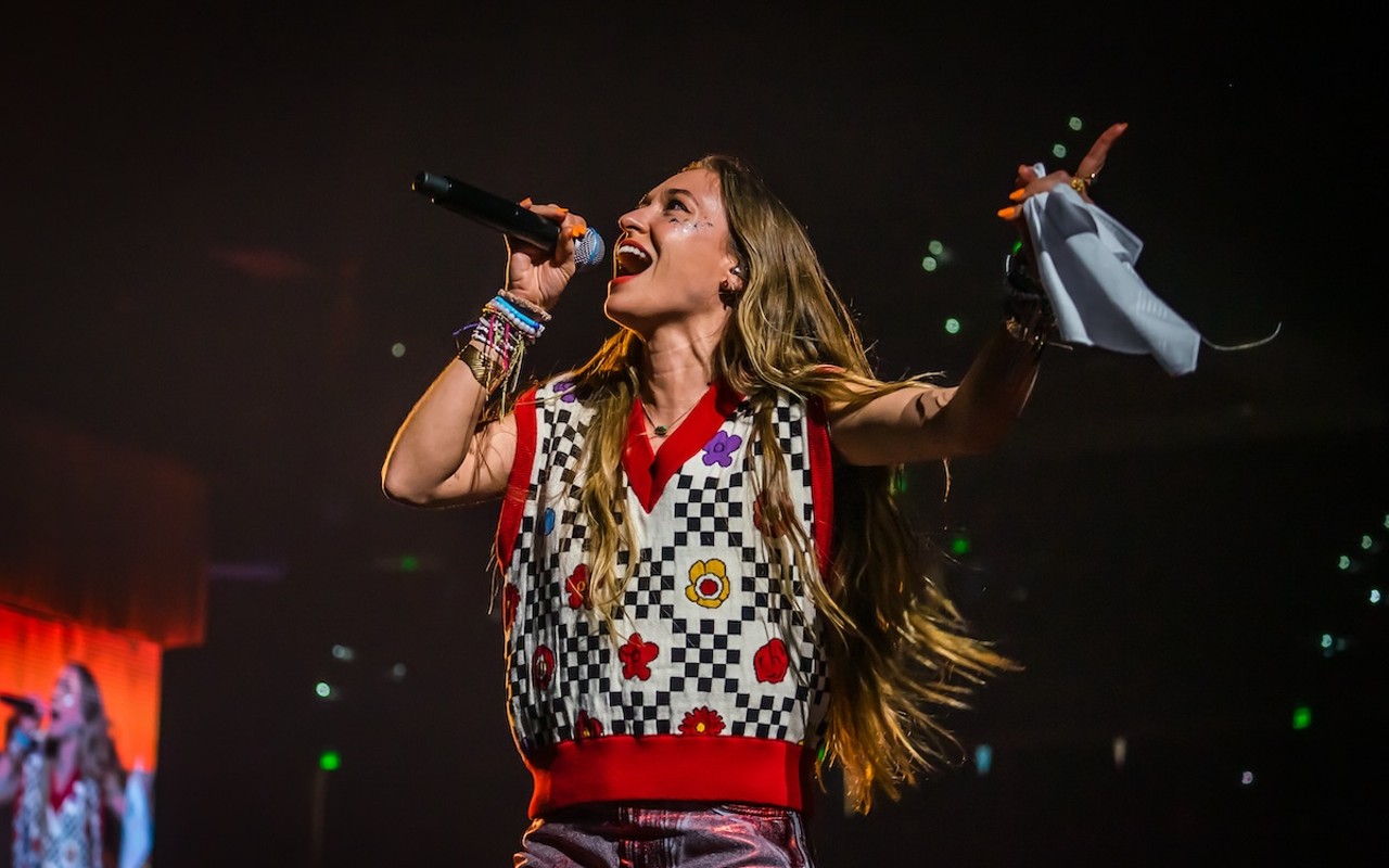 Lauren Daigle plays Amalie Arena in Tampa, Florida on March 1, 2024.