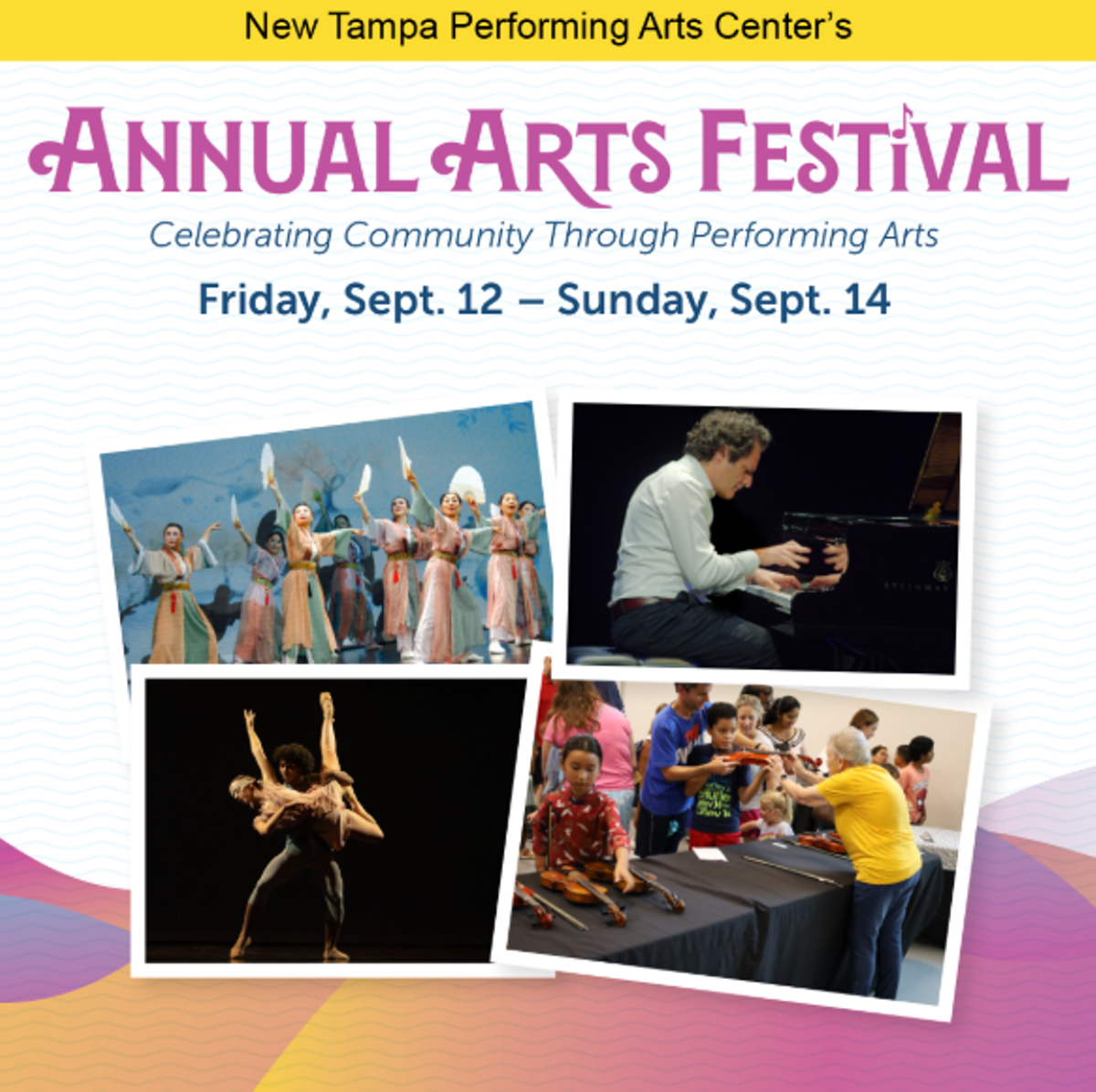 Flyer for the Annual Arts Festival.