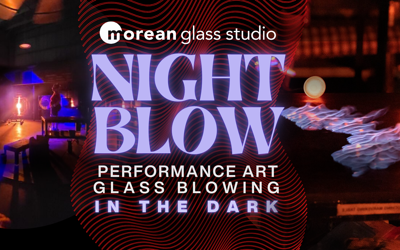 Image: Night Blow: Performance Glass Art in the Dark