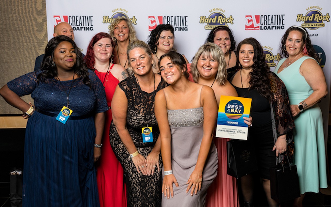 The crew from Curv Exchange St. Pete, winners of Best Consignment Shop at Creative Loafing Tampa Bay's Best of the Bay 2021.