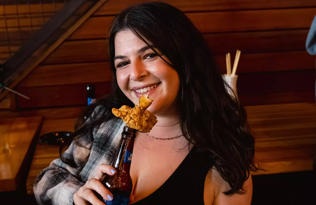 An attendee at a previous Nugget Fest event