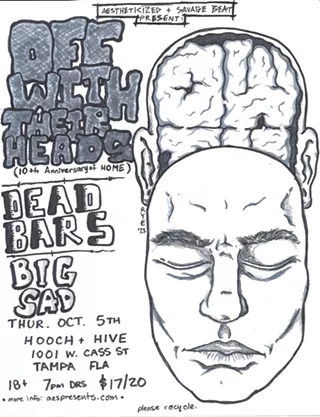 Image: Off With Their Heads (10th anniversary of HOME), Dead Bars, Big Sad