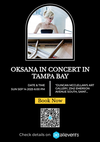 OKSANA Live! in Tampa Bay