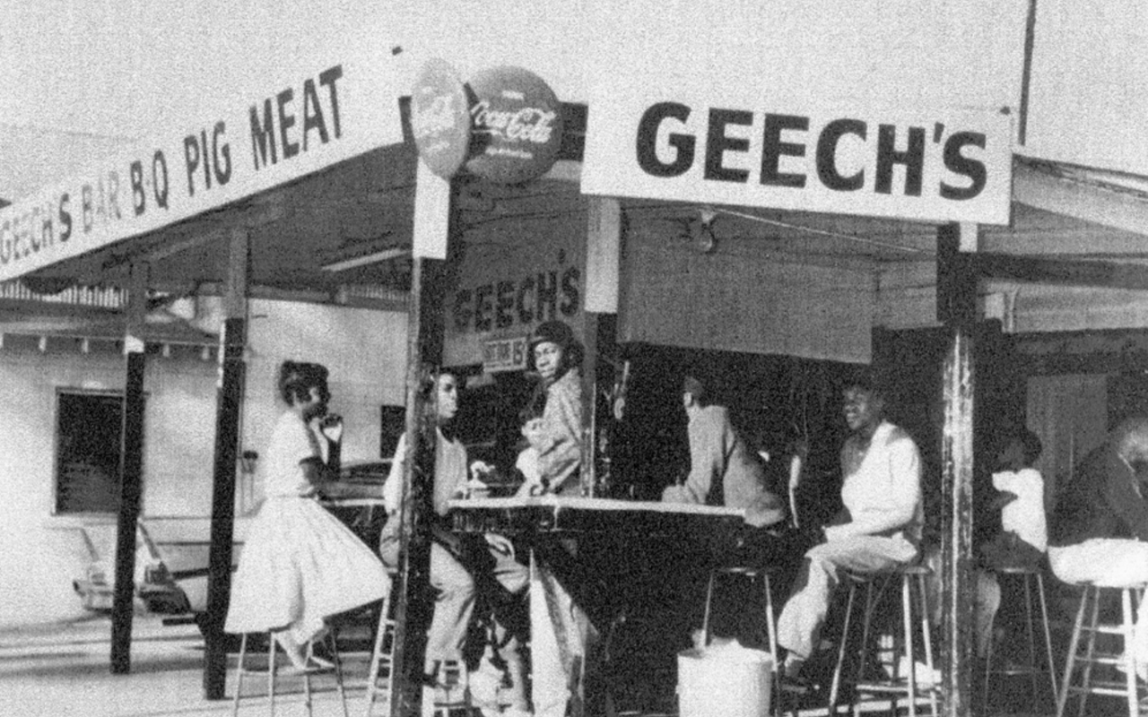 Geech's barbecue restaurant on 22nd St. South, just a couple of blocks from the Manhattan Casino, was a fixture in The Deuces.