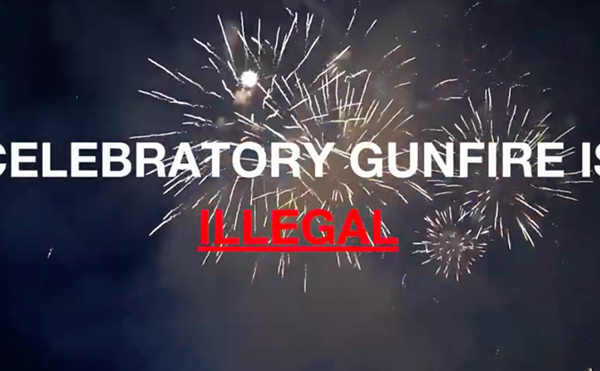 Once again, police remind Tampa's dumbest residents not to fire guns into the air on July 4th