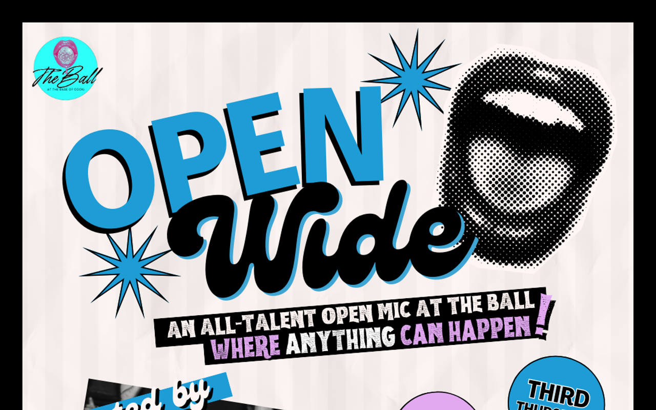 Image: OPEN WIDE Open Mic