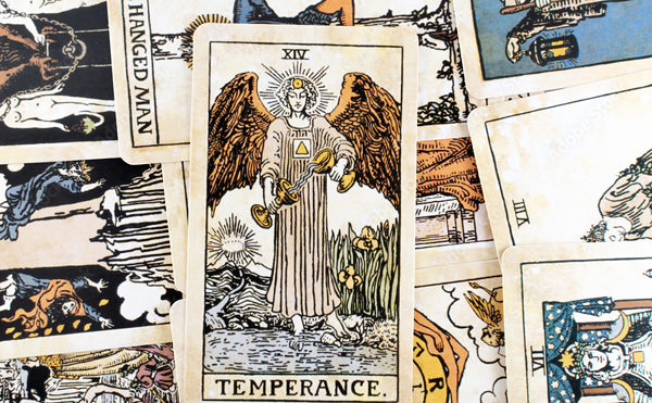 With Major Arcana Temperance, the emotions are pretty level-headed.