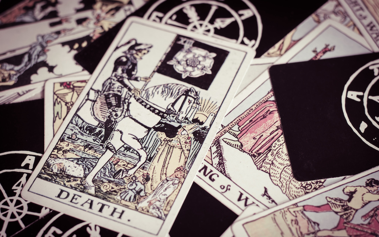The Death card gets downplayed a lot nowadays, usually to mollify new clients who might freak when they see it.