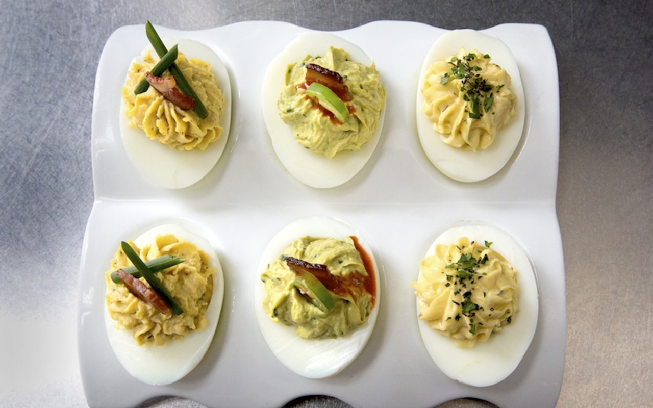 EGG-CELLENT: Z Grille’s notorious deviled eggs tested high on the noshability factor.