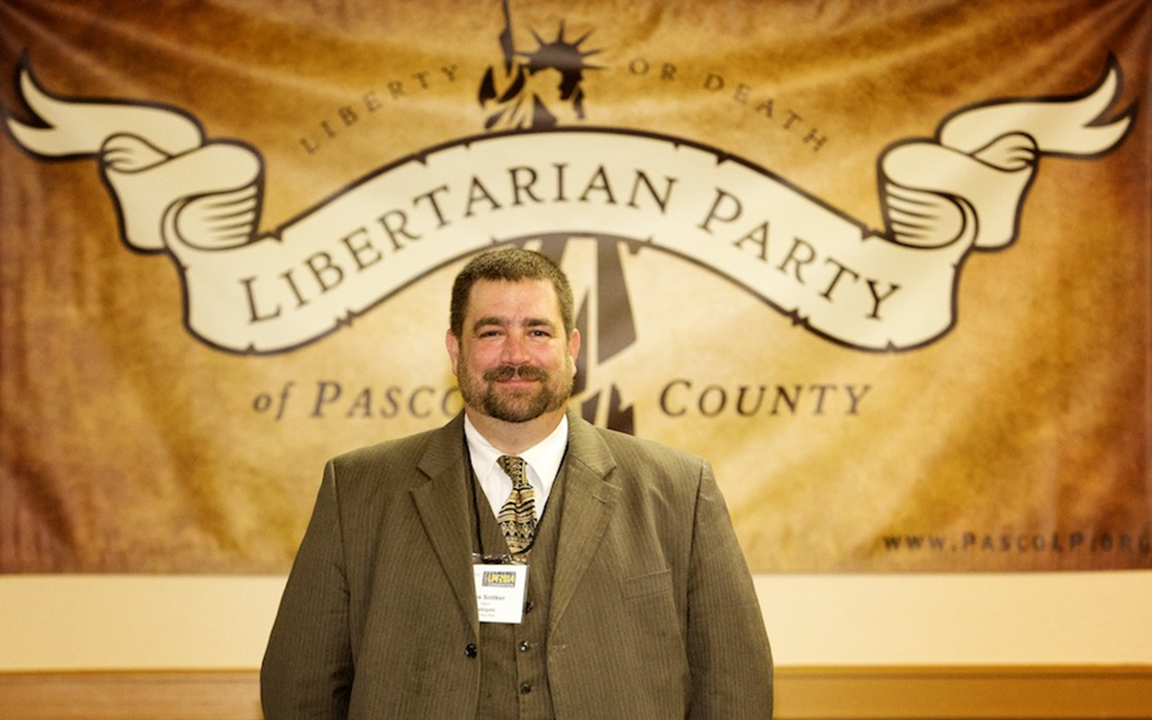 Libertarian Party of Florida vice chairman Alex Snitker.