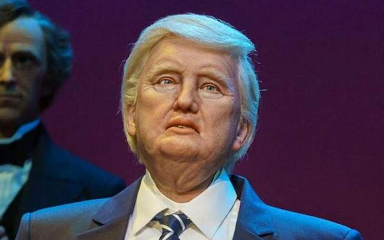 People are now calling for the Trump robot to be removed from Disney World's Hall of Presidents