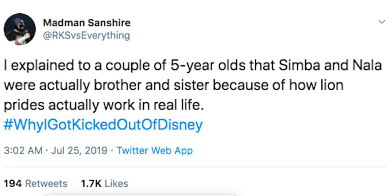 People are sharing their brutal 'Why I Got Kicked Out Of Disney' stories