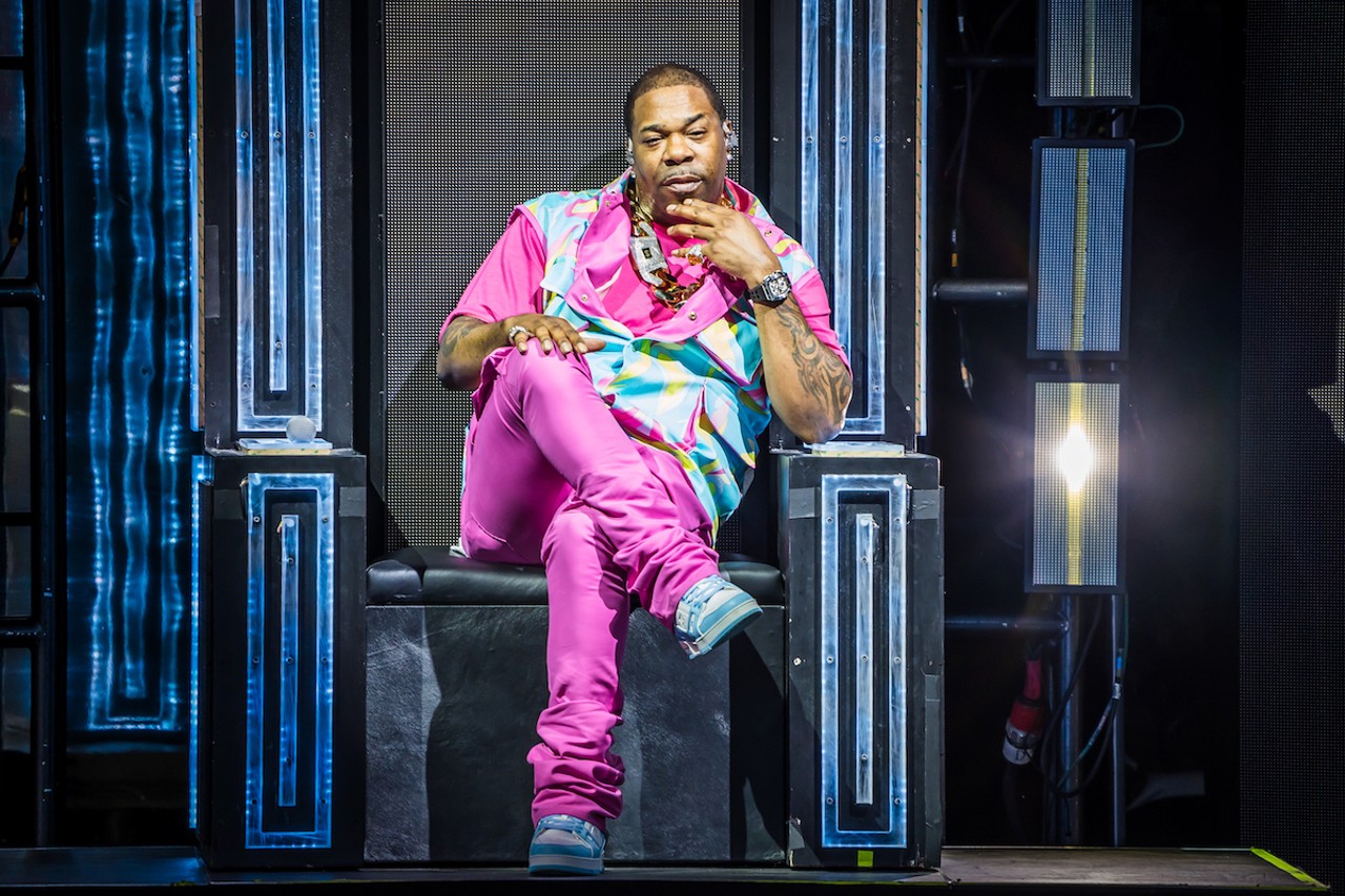 Busta Rhymes plays MidFlorida Credit Union Amphitheatre in Tampa, Florida on Aug. 18, 2023.