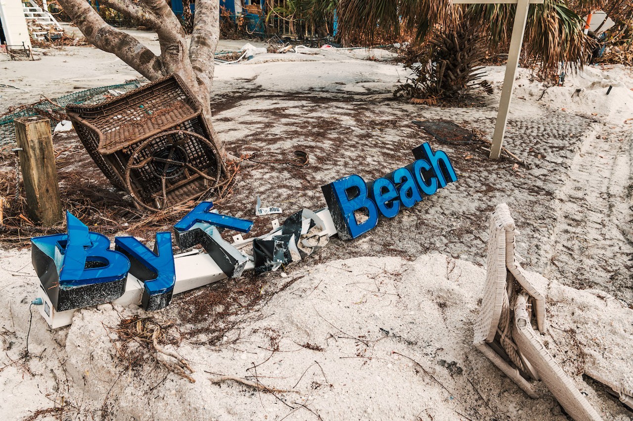 Photos: After Hurricane Ian, once vibrant Bonita Beach is in a completely battered state