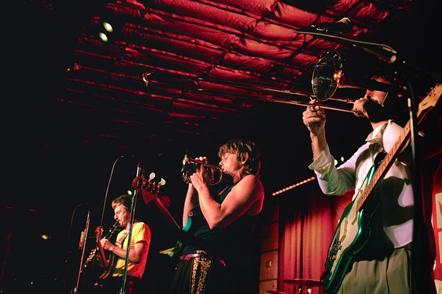 Lime Cordiale plays Crowbar in Ybor City, Florida on March 25, 2024.