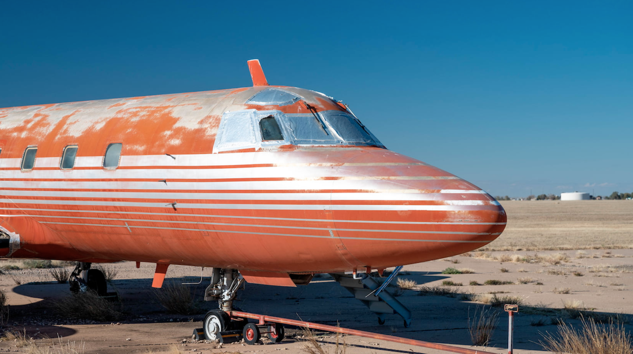 Photos: Elvis Presley's rusty pink jet will go to auction in Florida next month
