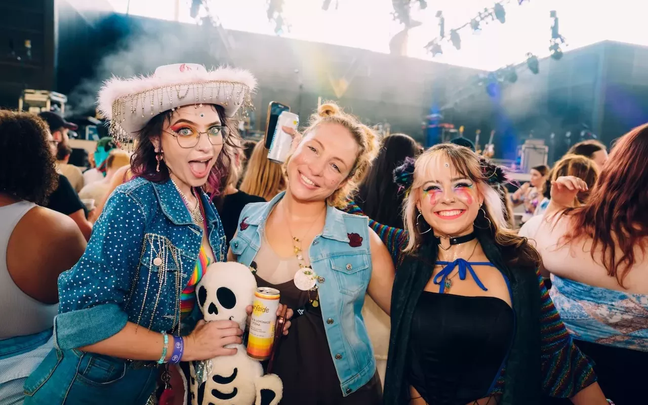 Rainbow Kitten Surprise fans at BayCare Sound in Clearwater, Florida on June 18, 2025.