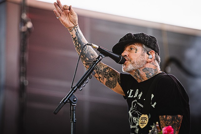 Social Distortion plays The BayCare Sound in Clearwater, Florida on April 28, 2024.