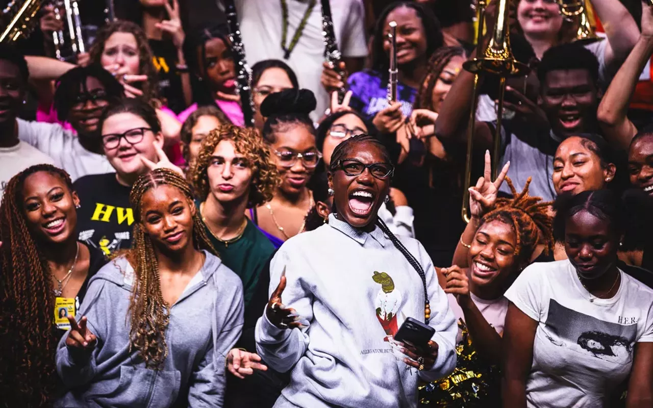 Doechii at Blake High School in Tampa, Florida on Nov. 12, 2024.