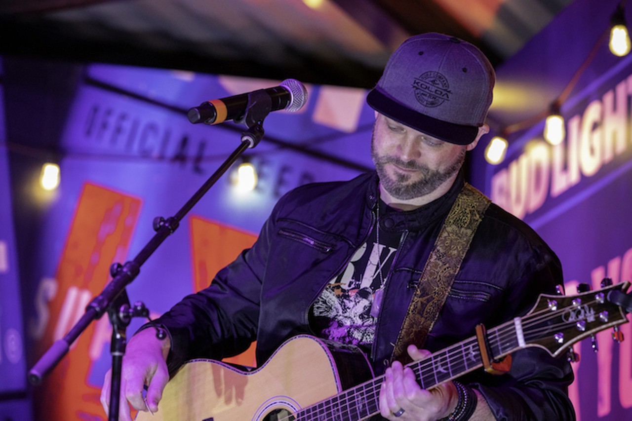 Photos from Locash&#146;s private Super Bowl concert at Sparkman Wharf in downtown Tampa