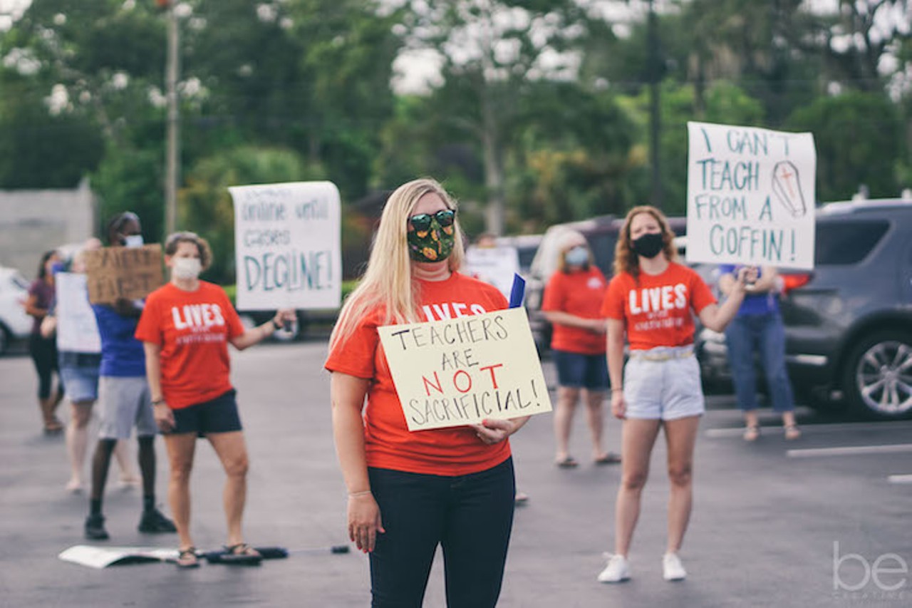 Pinellas Safe School Rally in Largo, FL 7-14-2020 Captured by Bryan Edward Creative
