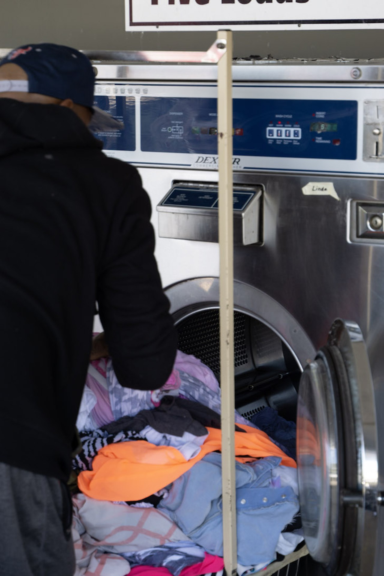 Photos from the Laundry Project's COVID-19 outreach at Big Wash West Tampa