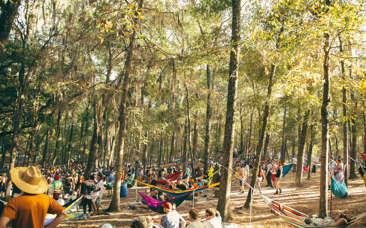 The Scene for Hulaween 2016 at the Spirit of Suwannee Music Park in Live Oak, Florida.