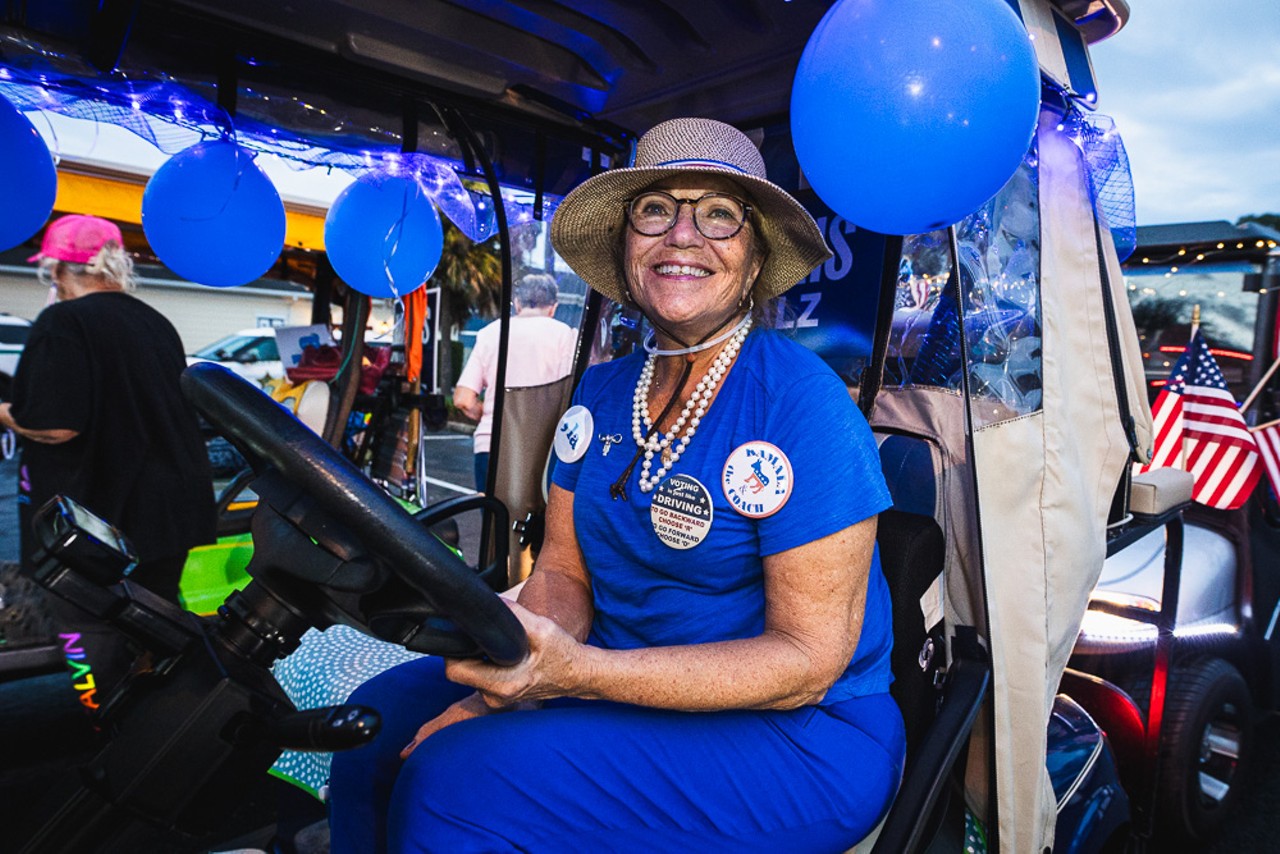 Photos: Kamala Harris' husband, Doug Emhoff, rallies Florida Democrats in The Villages