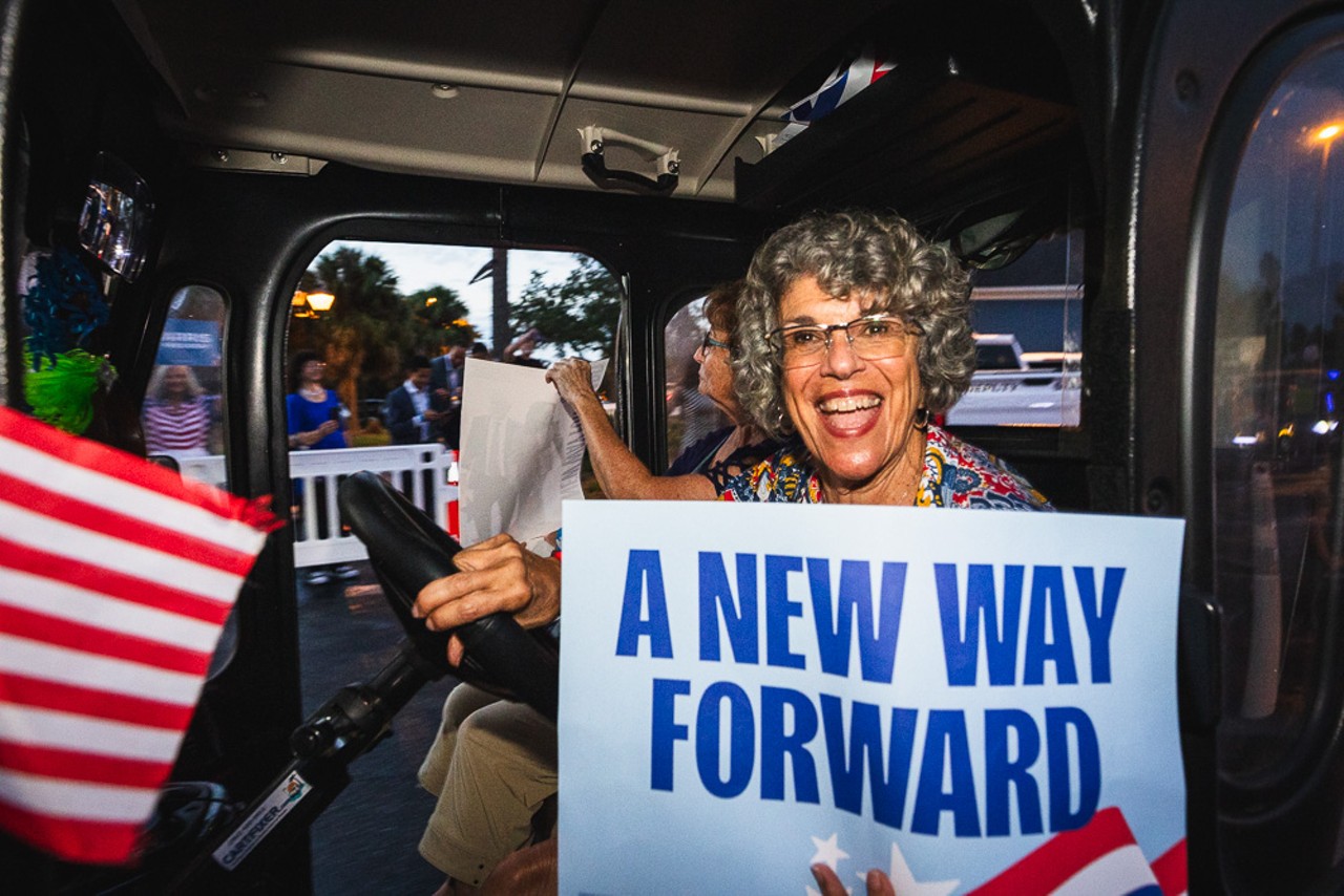 Photos: Kamala Harris' husband, Doug Emhoff, rallies Florida Democrats in The Villages