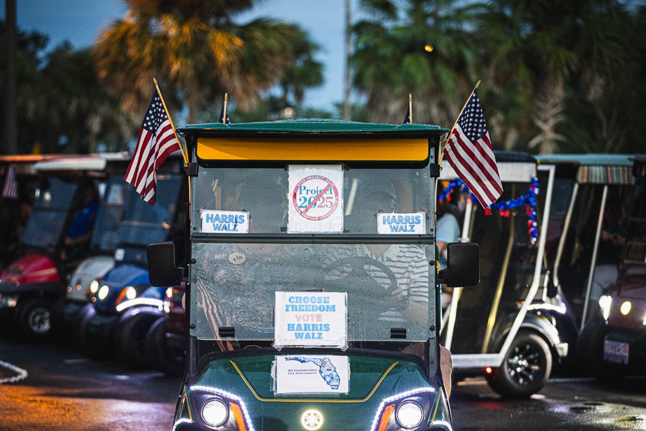 Photos: Kamala Harris' husband, Doug Emhoff, rallies Florida Democrats in The Villages