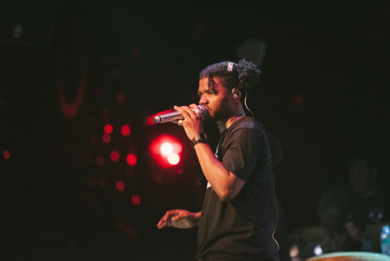 Photos of rapper Smino playing a sold-out Tampa Orpheum in Ybor City