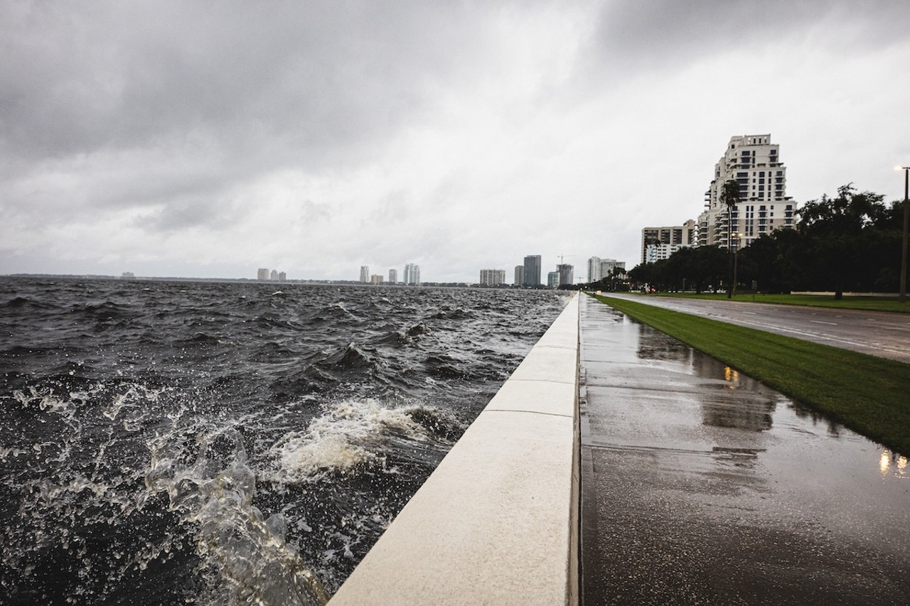 Bayshore Boulevard in Tampa, Florida on Sept. 26, 2024.