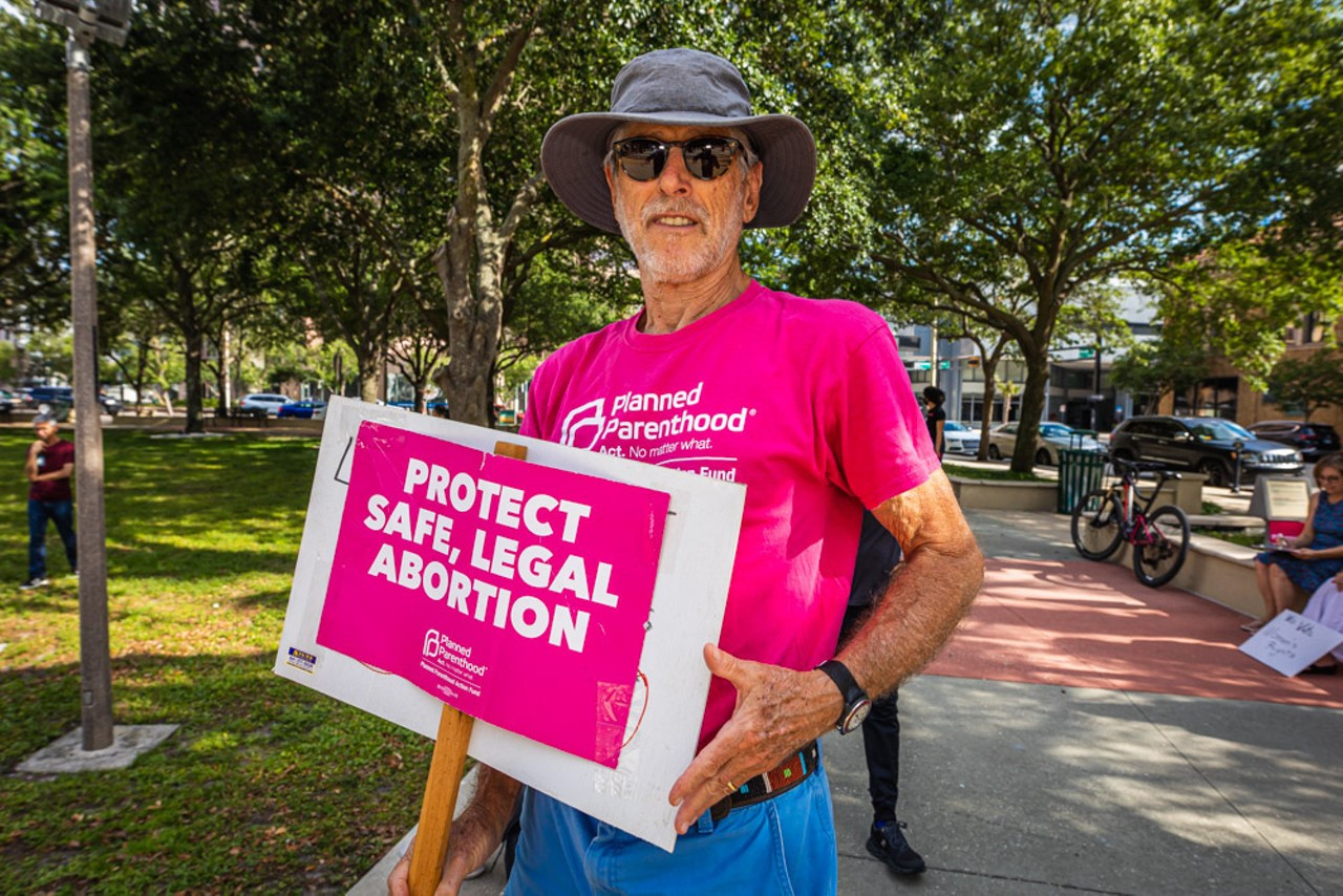 Photos: Tampa abortion advocates hold 'Bans Off Our Bodies' protest following leaked SCOTUS ruling