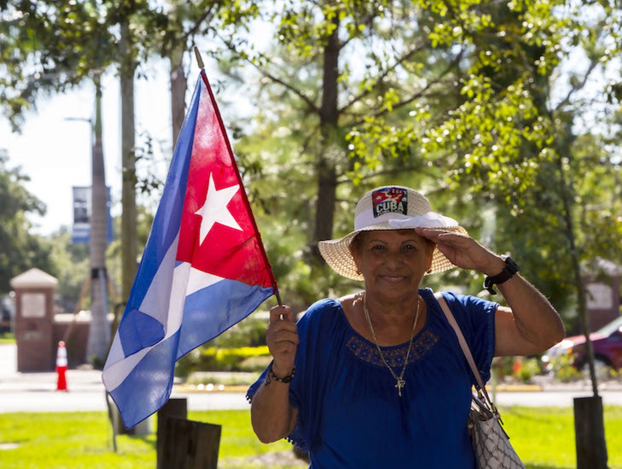 PHOTOS: Tampa Mayor Jane Castor, TPD, march alongside Cuban protesters