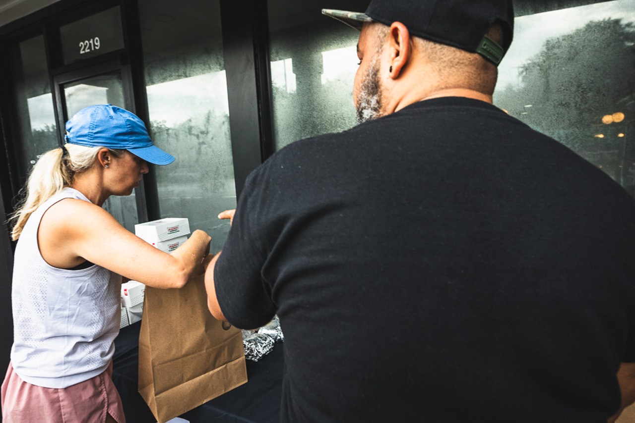 Photos: Tampa restaurants distribute free food to Hurricane Helene victims