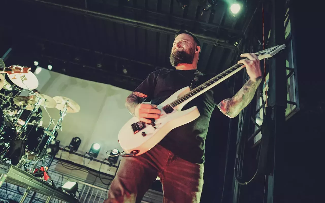 Whitechapel plays Orpheum in Tampa, Florida on April 15, 2023.