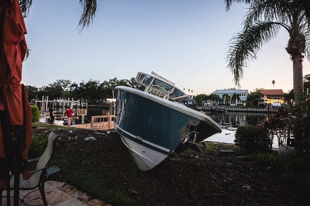 Davis Islands in Tampa, Florida on Sept. 27, 2024.