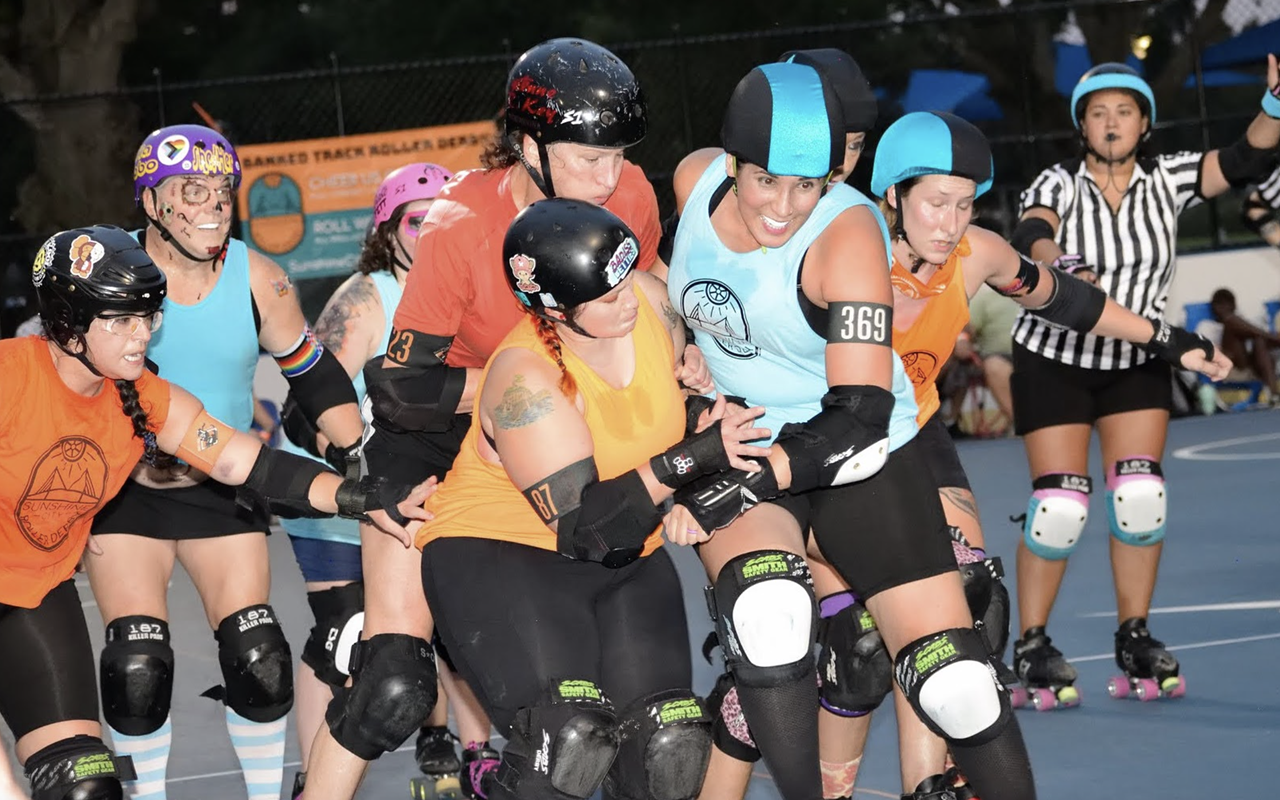 Pinellas-based league Sunshine City Roller Derby hosts an action-packed bout this weekend