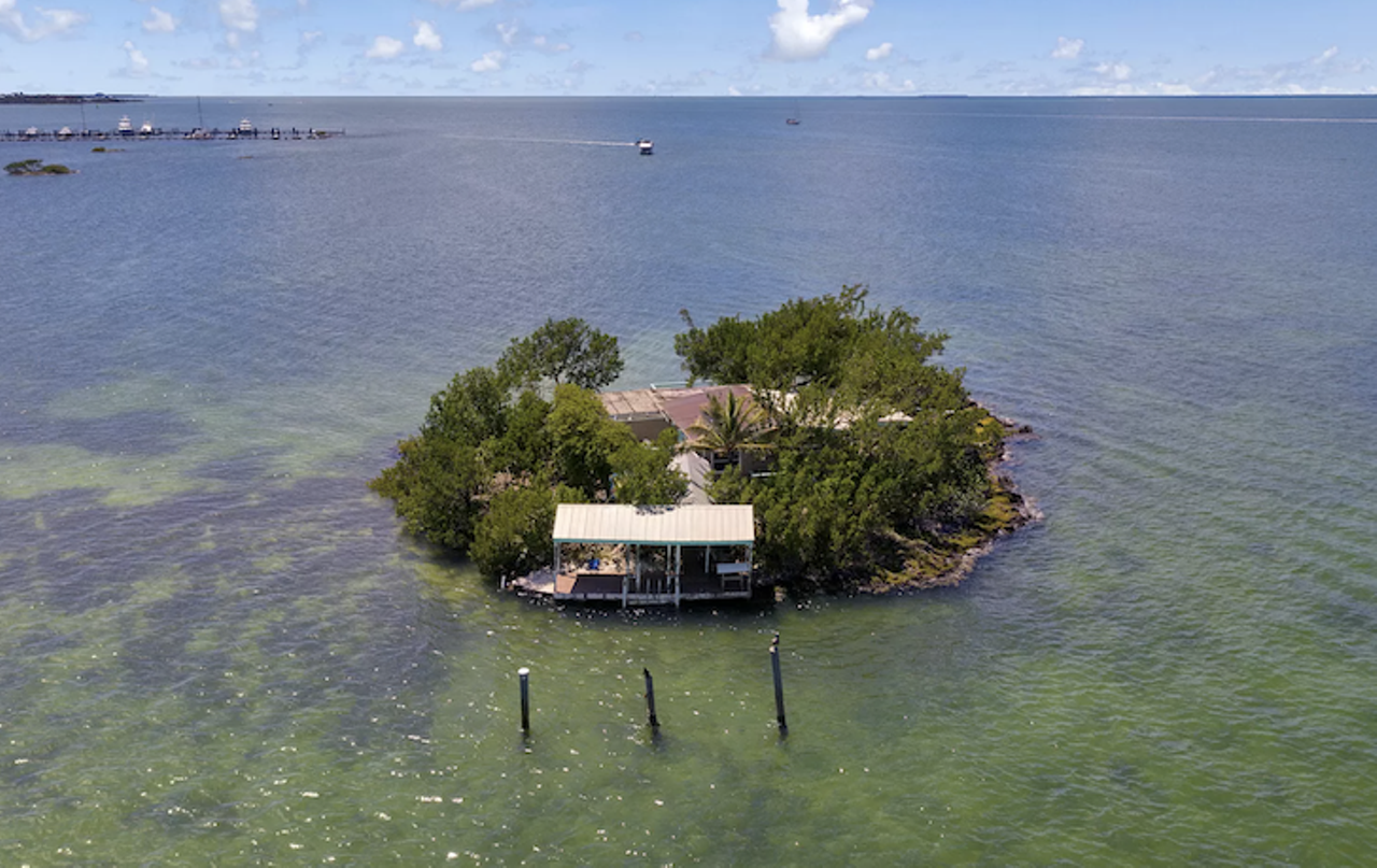 'Pretty Joe Rock,' one of Florida's rare private islands, is now on the market
