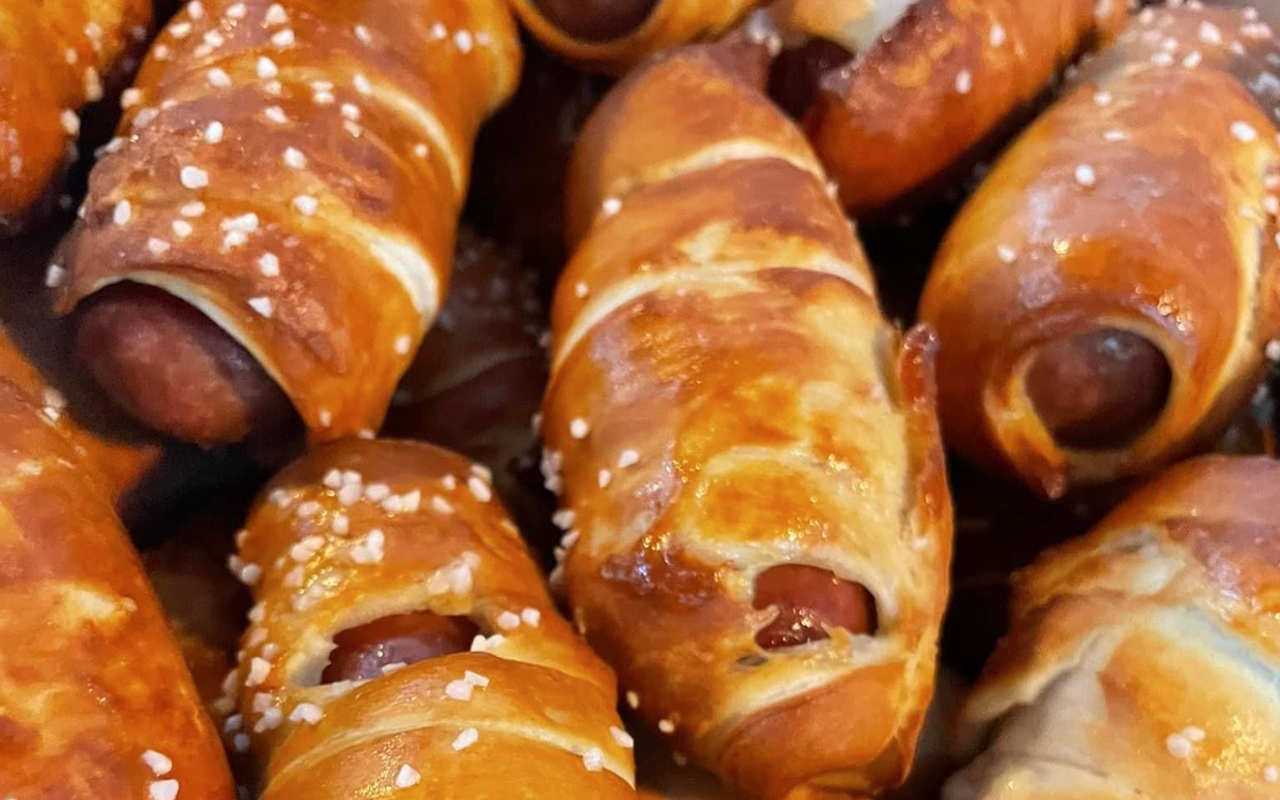 Pretzel glizzies at Pretzelhaus Carrollwood