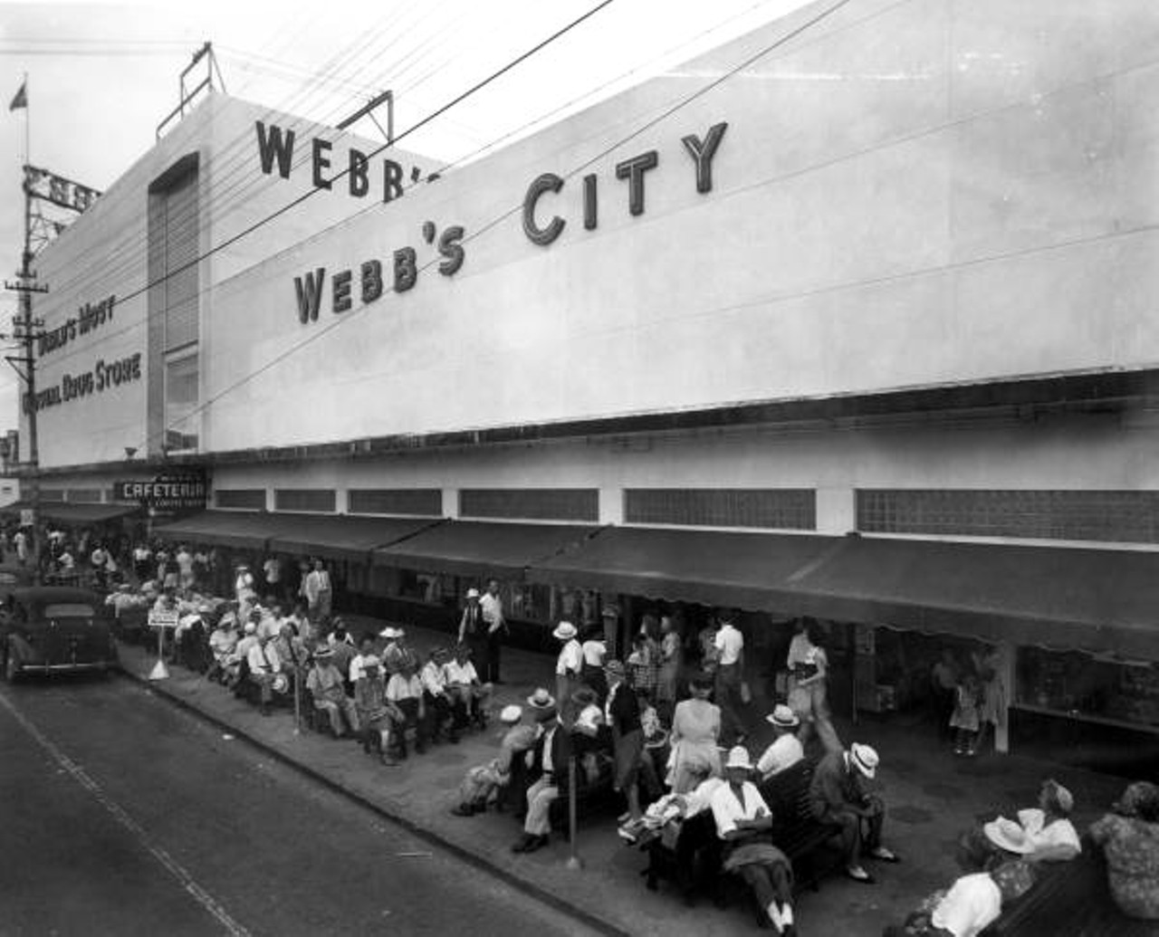 Webb's City drugstore - Saint Petersburg, Florida. 1948.