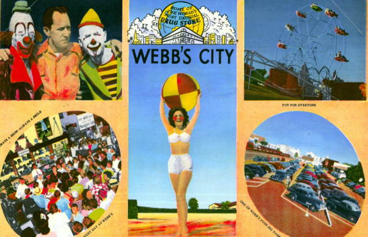 Webb's City, Home of the World's most unusual drugstore - Saint Petersburg, Florida. Date unknown.