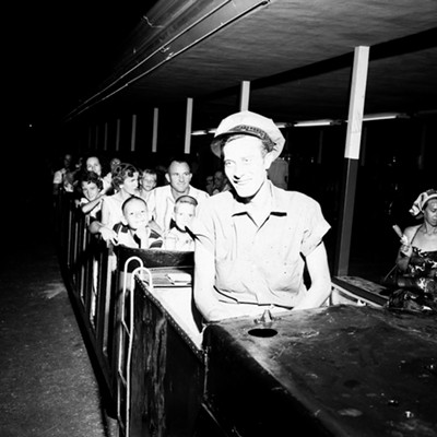 Super-Test Amusement ParkAs the name suggests, Tampa's former Super-Test Amusement Park (located at 2924 N Dale Mabry Hwy., just south of what's now Raymond James Stadium) was an amusement park and a gas station rolled into one. Every gallon of gas purchased was good for a free ticket to ride on one of the many attractions. At its peak in the 1950s, Super-Test had a ferris wheel, a merry-go-round, bumper cars, and even a caged bear.